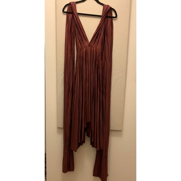 NWT Butter by Nadia - Signature Satin Wrap Dress - Picture 5 of 9